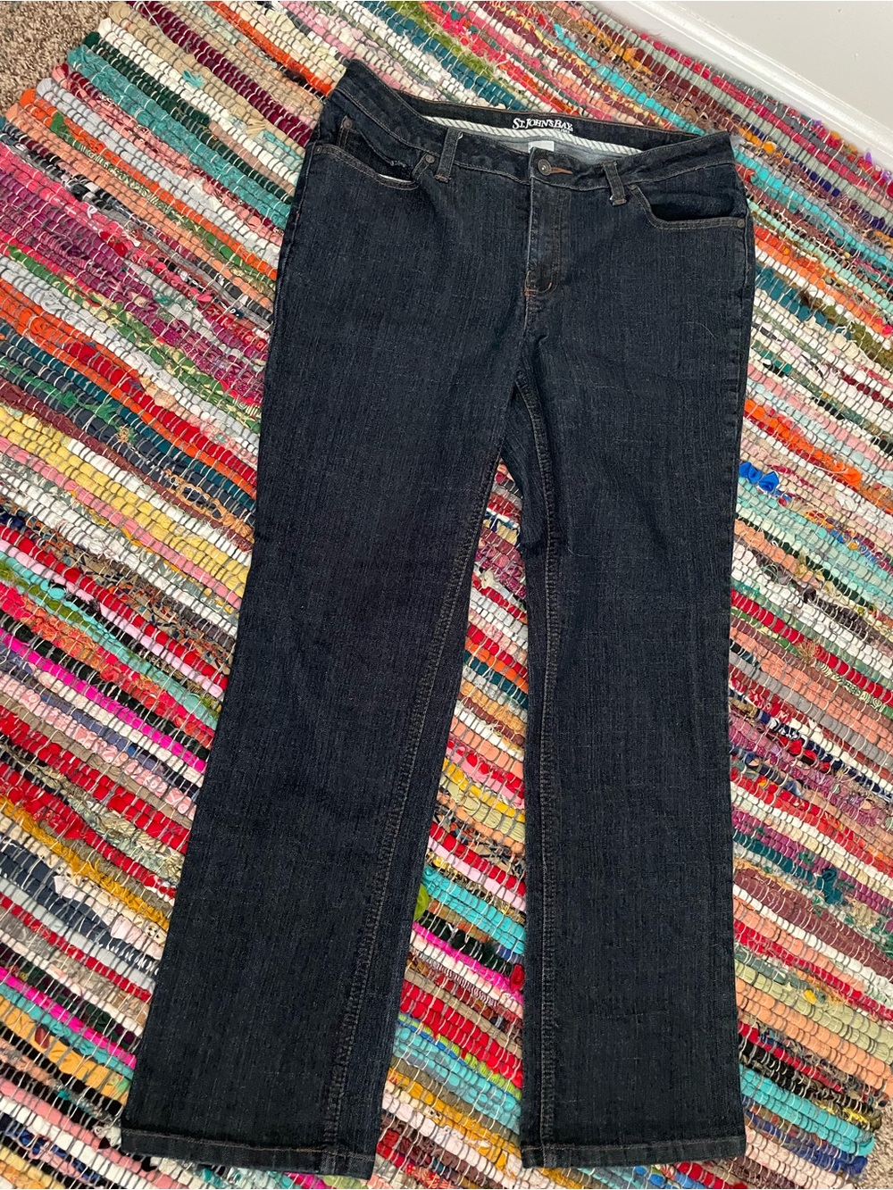 St. John's Bay Women's Black Boot Cut Jeans